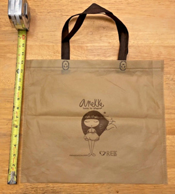 Anekke Reusable Shopping Tote Bag 12'' x 15''