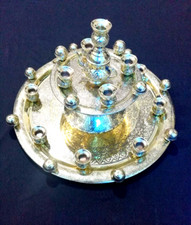Egyptian Brass Belly Dance Shemadan Candle Tray Made in Egypt