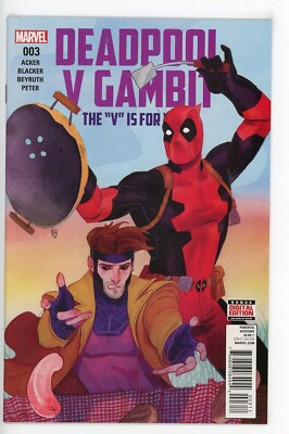 DEADPOOL V GAMBIT #3 NEAR MINT 2016 KEVIN WADA COVER 1st PRINT MARVEL b-234