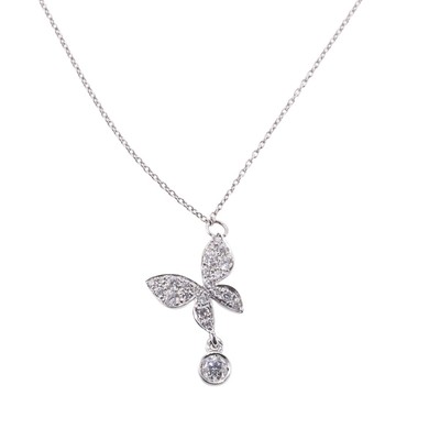 Mimi Milano Farfalla Diamant Gold Schmetterling Charm Halskette