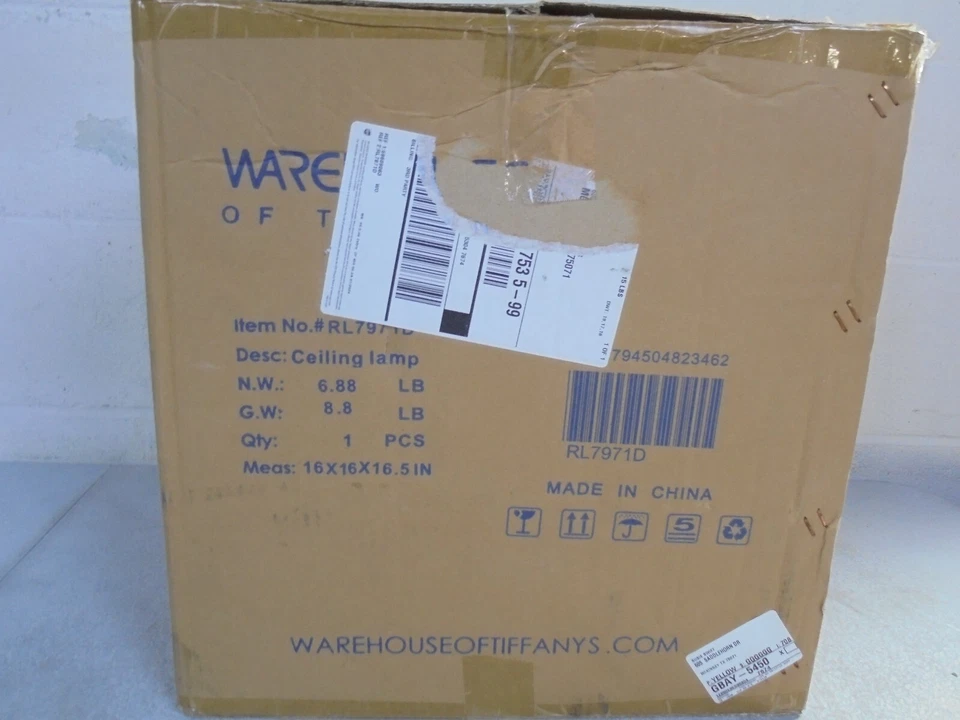 Современная римская антикварная бронзовая комнатная люстра с абажуром Tiffany Drake 3 лампы - Изображение 2 из 4