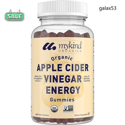 Apple cider vinegar energy gummies  vitamin B12, coffee berries, green tea