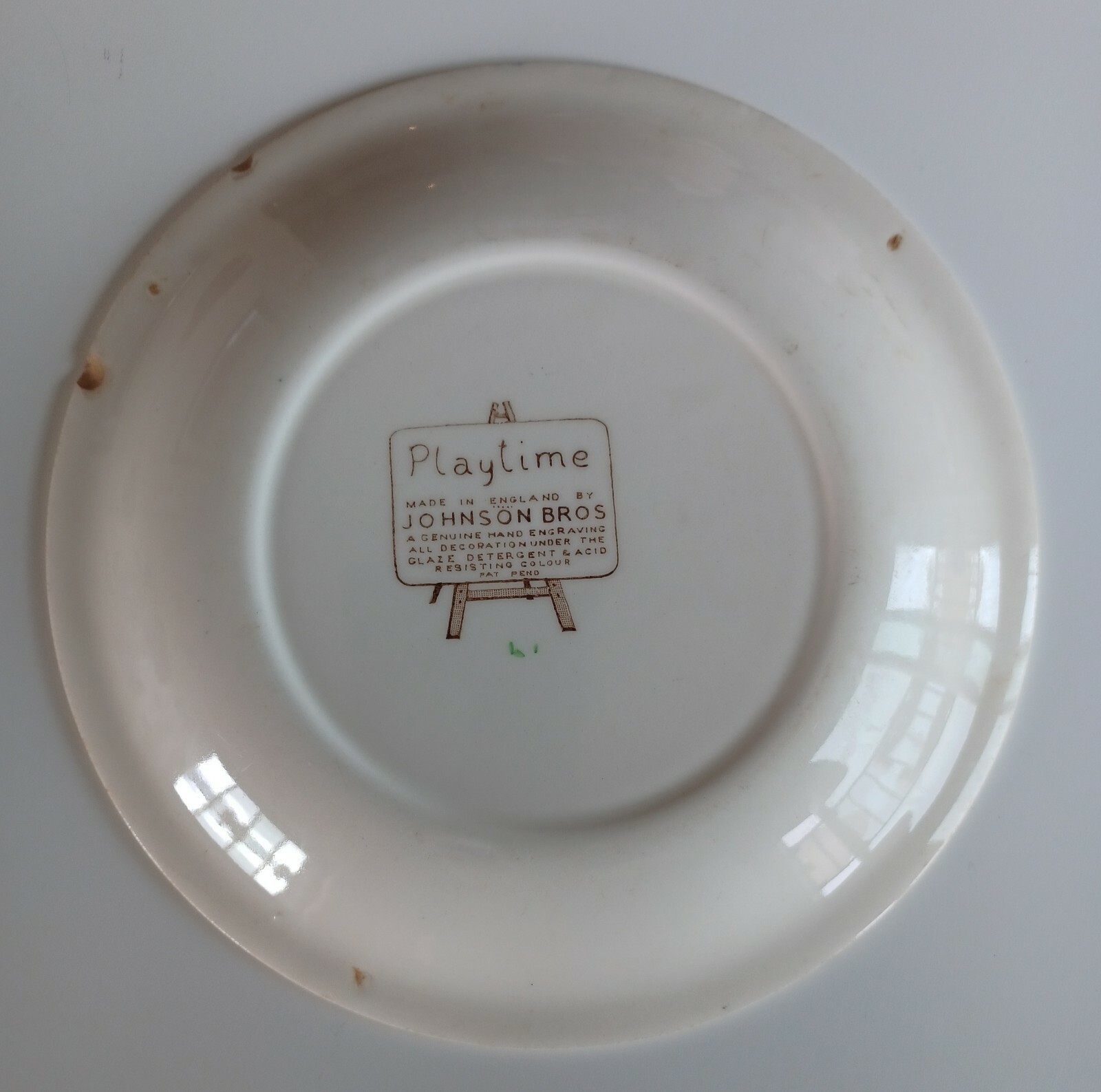 Antique Children's Plate. Playtime By Johnson Bros. England. eBay