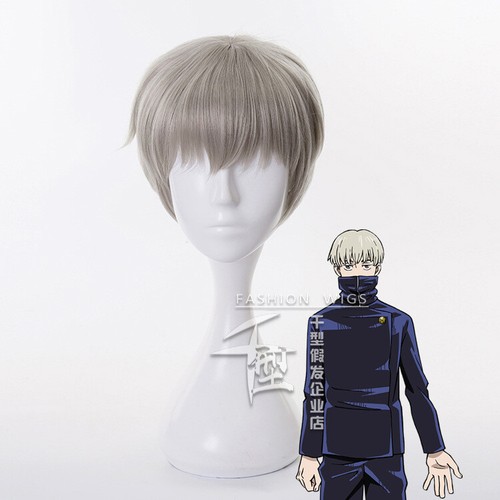 Jujutsu Kaisen Inumaki Toge Cosplay Wig Short party hair Synthetic Costume Wigs - 第 1/5 張圖片