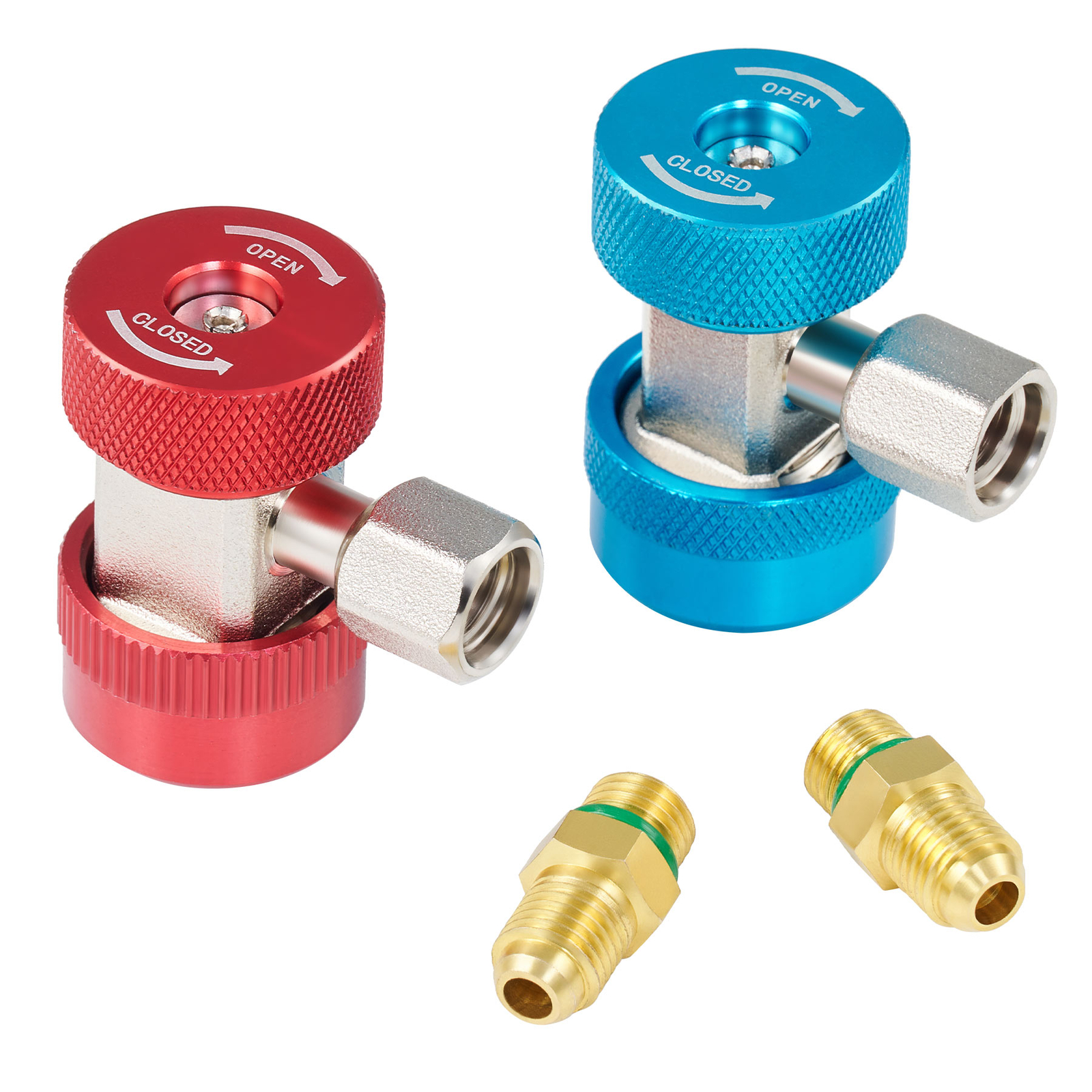 OMT 1/3HP 4CFM HVAC Auto AC Vacuum Pump with Manifold Gauge Set & Accessories US eBay