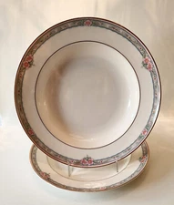 Mikasa 2 Piece Place Settings La Rose Soup & Salad Fine Ivory Porcelain
