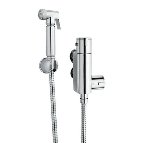 Luxury Bathroom Douche Bidet Toilet Thermostatic Valve Shower Spray Kit Chrome - Picture 3 of 11