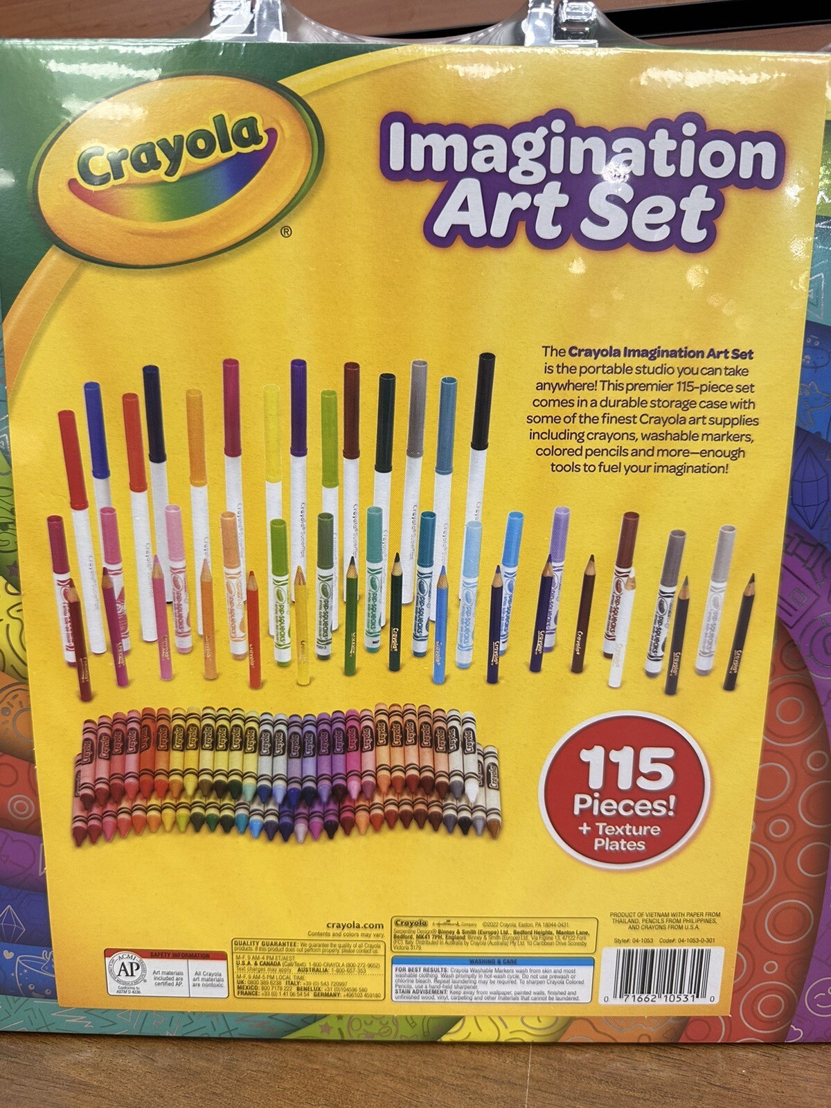 Crayola 115 PC Imagination Art Set With Case for sale online eBay