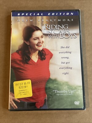 Riding In Cars With Boys (DVD, 2002 Special Edition) Drew Barrymore - NEW Sealed
