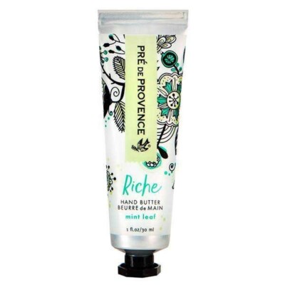 Pre de Provence Riche Collection 30 ml. (1 ounce) Hand Cream - Mint Leaf Scent