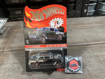 HOT WHEELS RLC '55 CHEVY BEL AIR GASSER BLACK DTH28 544/3000 | eBay
