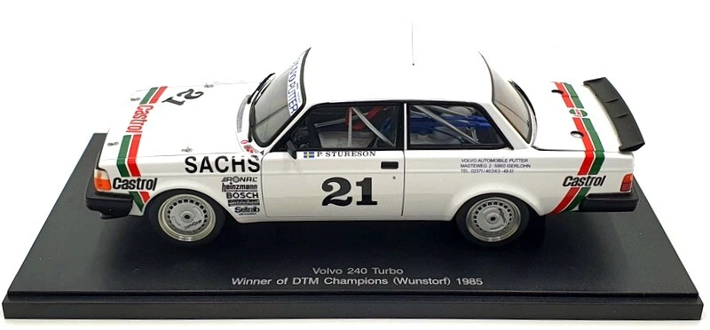 Autoart 1/18 Scale Diecast 88592 - Volvo 240 Turbo DTM 1985 #21 Stureson - Image 3 of 4