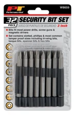 Performance Tool W8659 Security Bit Set, 32-Piece