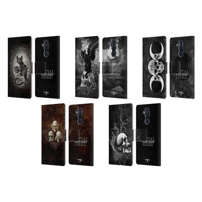 CUSTOM ALCHEMY GOTHIC NAME AND INITIAL LEATHER BOOK WALLET CASE FOR NOKIA PHONES