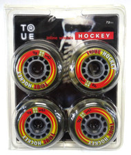 True Sport 72MM 82A Inline Rollerblade Hockey Wheels Set of 4 NEW IN PACKAGE
