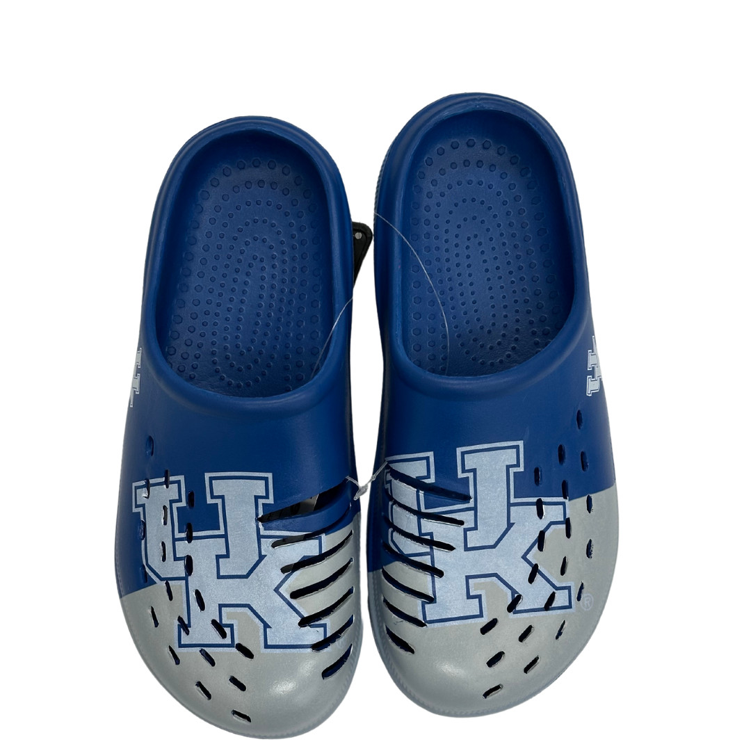 Мужские сабо FOCO NCAA Kentucky Wildcats 2023 с цветным блоком и большим логотипом