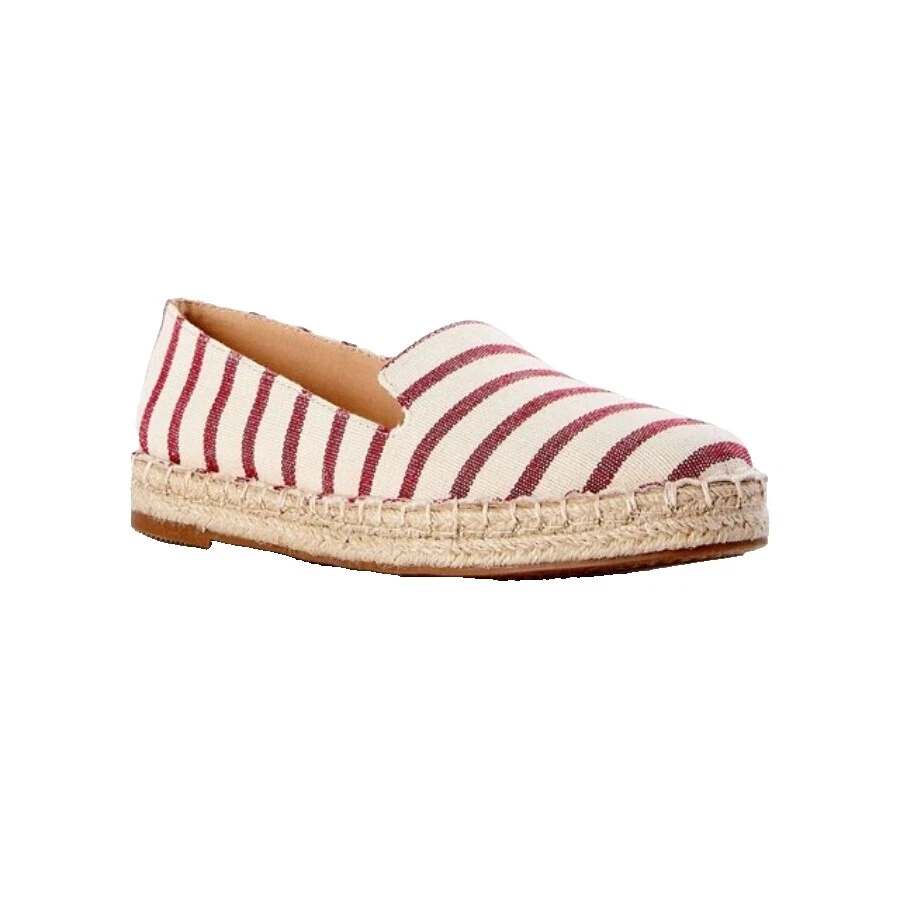 Women's Striped Slippers 6 US Shoe