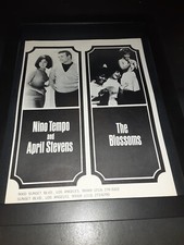 The Blossoms/Nino Tempo April Stevens Rare Original 1967 Promo Ad Framed