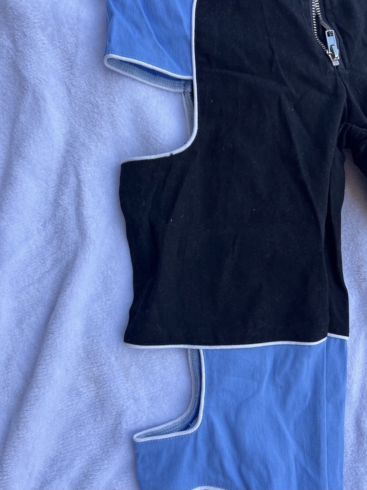 High Waisted Cargo Pants/baggy Patchwork /pants S… - image 4