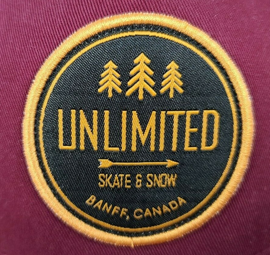 Unlimited Skate & Snow Banff Canada SnapBack Hat Cap Patch Logo eBay