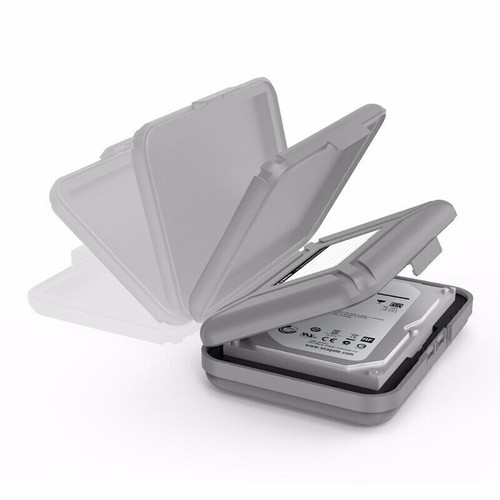 Portable Hard Drive Protector Protective Case Storage Box For 3.5 Inch HDD - Afbeelding 10 van 16