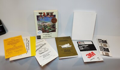 Tank M1 Abrams Simulation PC Game Big Box Spectrum Holobyte VTG 1989