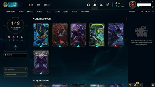 Compte League Of Legends EUW - EM1 Anciennement Diamant - Bon MMR - Accès Email