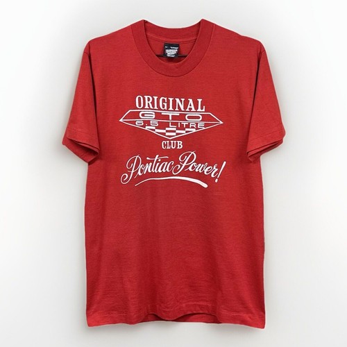 Pontiac GTO T Shirt Vintage Original 6.5 Litre Club Power Red L Hot Rod Car Auto - 第 2/7 張圖片