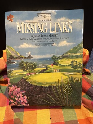 Bepuzzled The Case Of The Missing Links Murder Mystery Puzzle 1990 Brandneu 