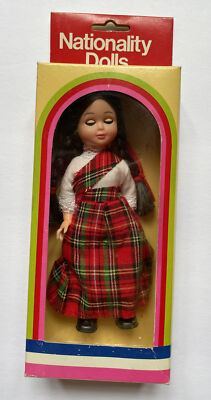 Scotland Nationality Dolls With Sleeping Eyes in Native Costume