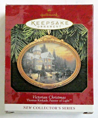 Hallmark Keepsake Thomas Kincade 1997 Victorian Christmas Ornament New in Box