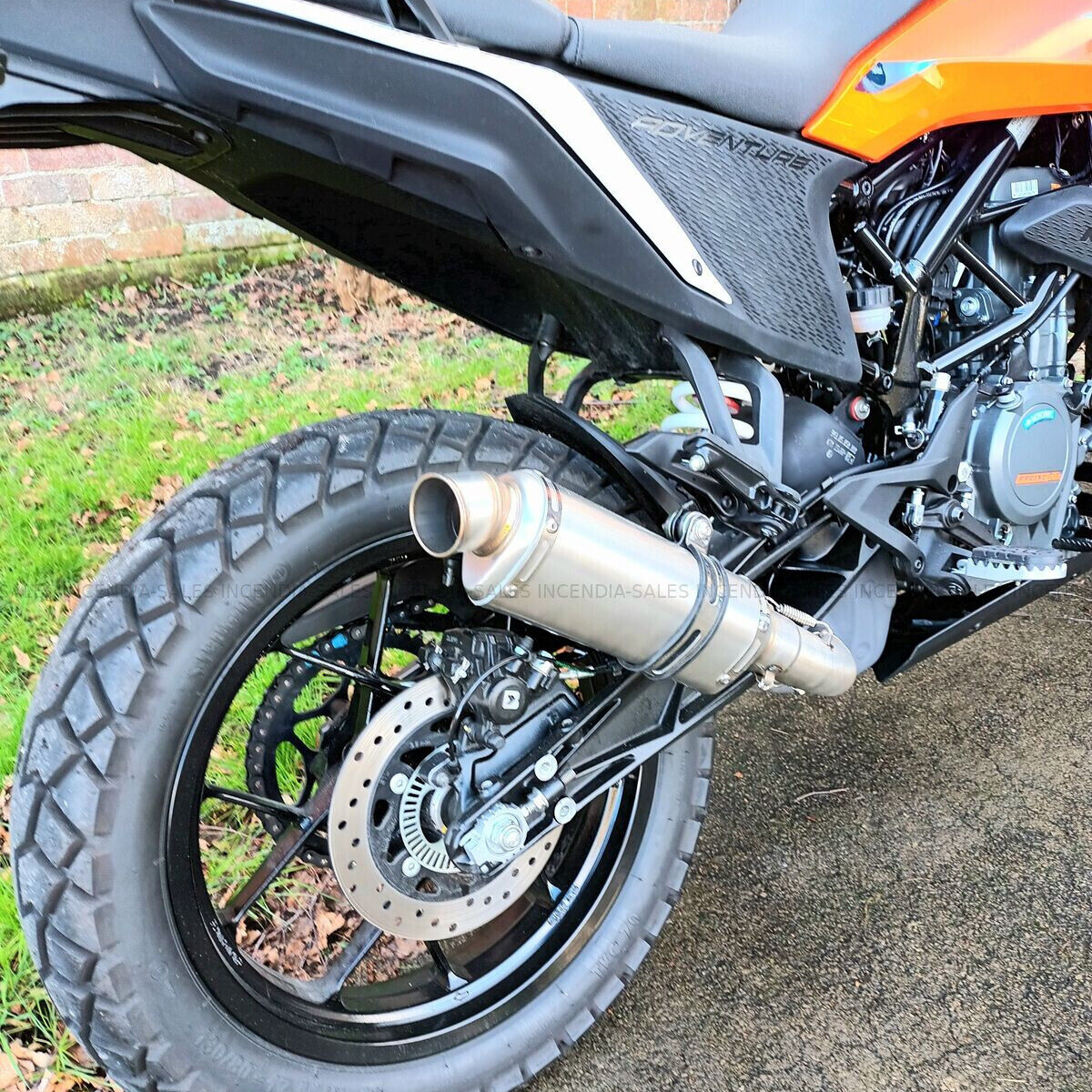 KTM 390 Adventure Exhaust Stainless Slip On Silencer Link KTM 390 Adventure Exhaust Stainless Slip On Silencer Link