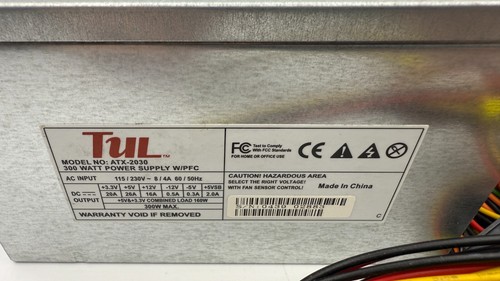 TUL ATX-2030 300w PC Power Supply W/PFC - Afbeelding 2 van 5