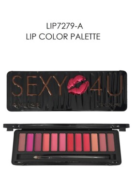 Amuse 7279A Lipstick Palette 12 Colors w/Brush