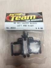 9593	Team Associated Factory Team B4/T4 L&R Caster Blocks 30 Degree  ASC9593