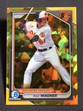 2024 Bowman Chrome ATOMIC GOLD REFRACTOR Max Wagner 10/50