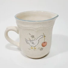 INTERNATIONAL China Stoneware MARMALADE Pattern Goose Strawberry Creamer