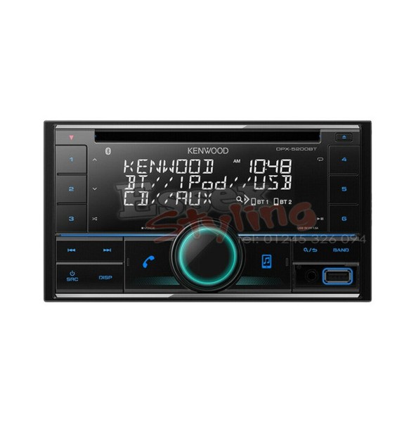 Kenwood Double Din Head Unit With Bluetooth Dpx5200bt Diysens