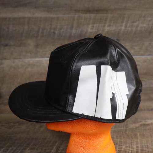 *Brand New* ART GANG By Miguel Black Wiz Khalifa Black Leather Hat Cap Adult - Picture 2 of 7
