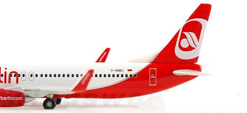 1:500 Herpa Air Berlin BOEING 737-800 Passenger Plane Diecast Aircraft Model - Picture 2 of 5