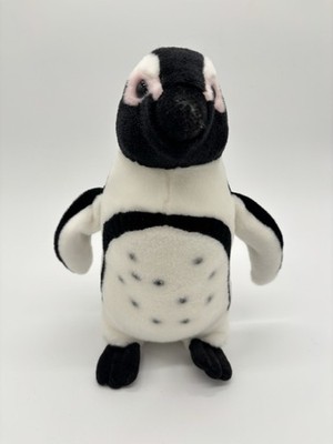 Aurora Penguin Plush Stuffed Animal 12  Realistic White Black Destination Nation
