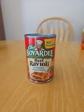 Ten Year Old Can of Beef Ravioli