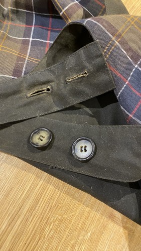 Barbour Herren Classic Sylkoil Stud On Leggings Oliv. Langes Bein Größe M. - Bild 8 von 12