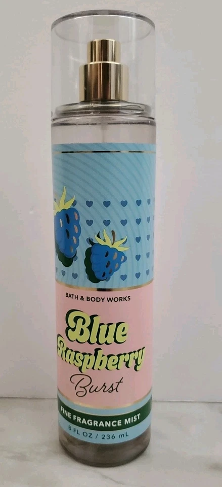 Bath & Body Works BLUE FRAMBUESA RÁFAGA FINA FRAGANCIA SPRAY CORPORAL LOTE DE 2 UNIDADES  Foto 3 de 3