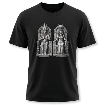 Osiris & Isis Ancient Egyptian Gods Mythology T-Shirt Graphic Tee Shirt