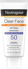 Neutrogena Clear Face Liquid Lotion Sunscreen for Acne-Prone Skin, Broad... 