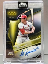 2026 Topps Chrome Black Ted Simmons Autograph #CBA-TS Gold Refractor /50