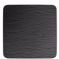 Piatto Portata Quadrato Manufacture Rock nero
