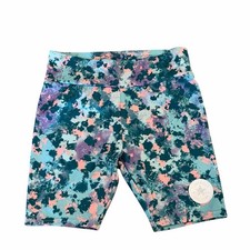 Converse Athletic Shorts Girls Size M 10-12 Multicolor Bike Shorts Stretch