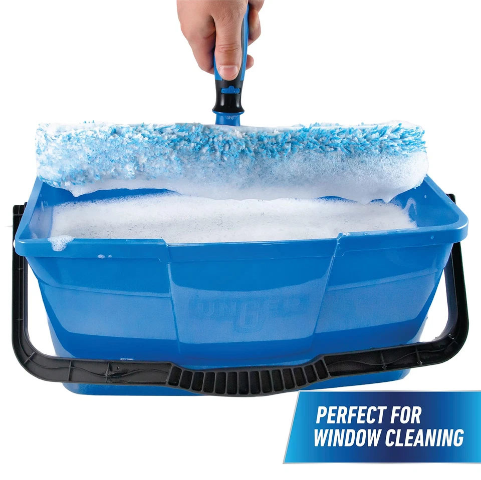 Cubo profesional de 3 galones - Cubo de limpieza compacto, mango de agarre cómodo,... Foto 4 de 4